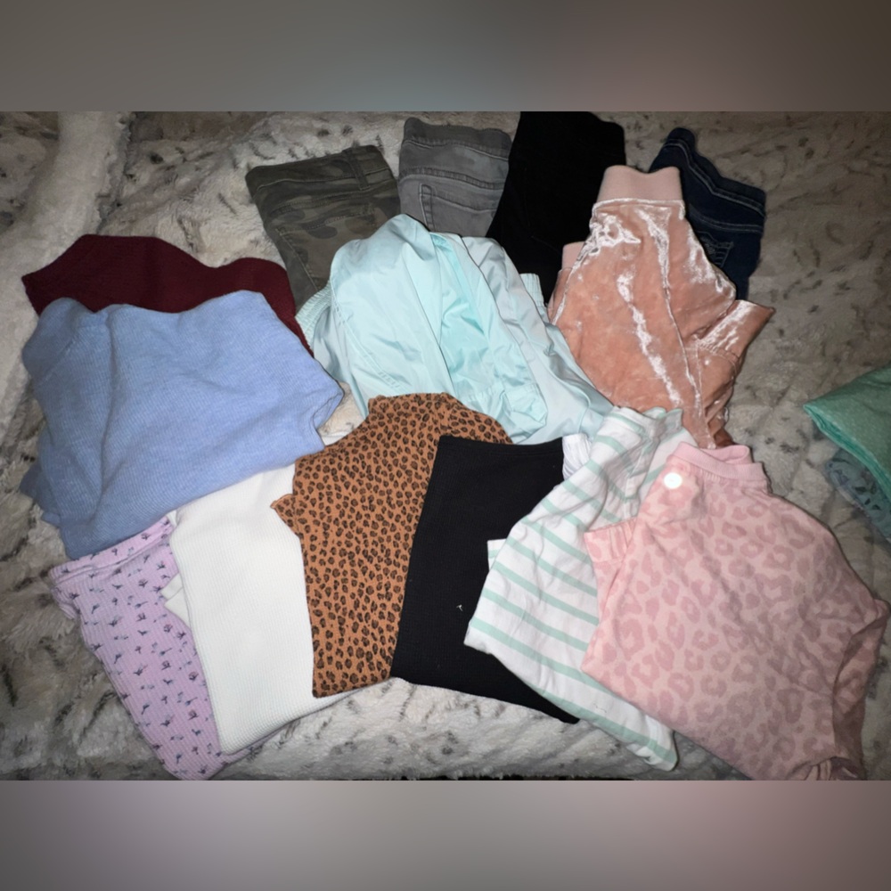 14 pc Girls Winter lot Jeans Long Sleeve Jackets Justice Gap